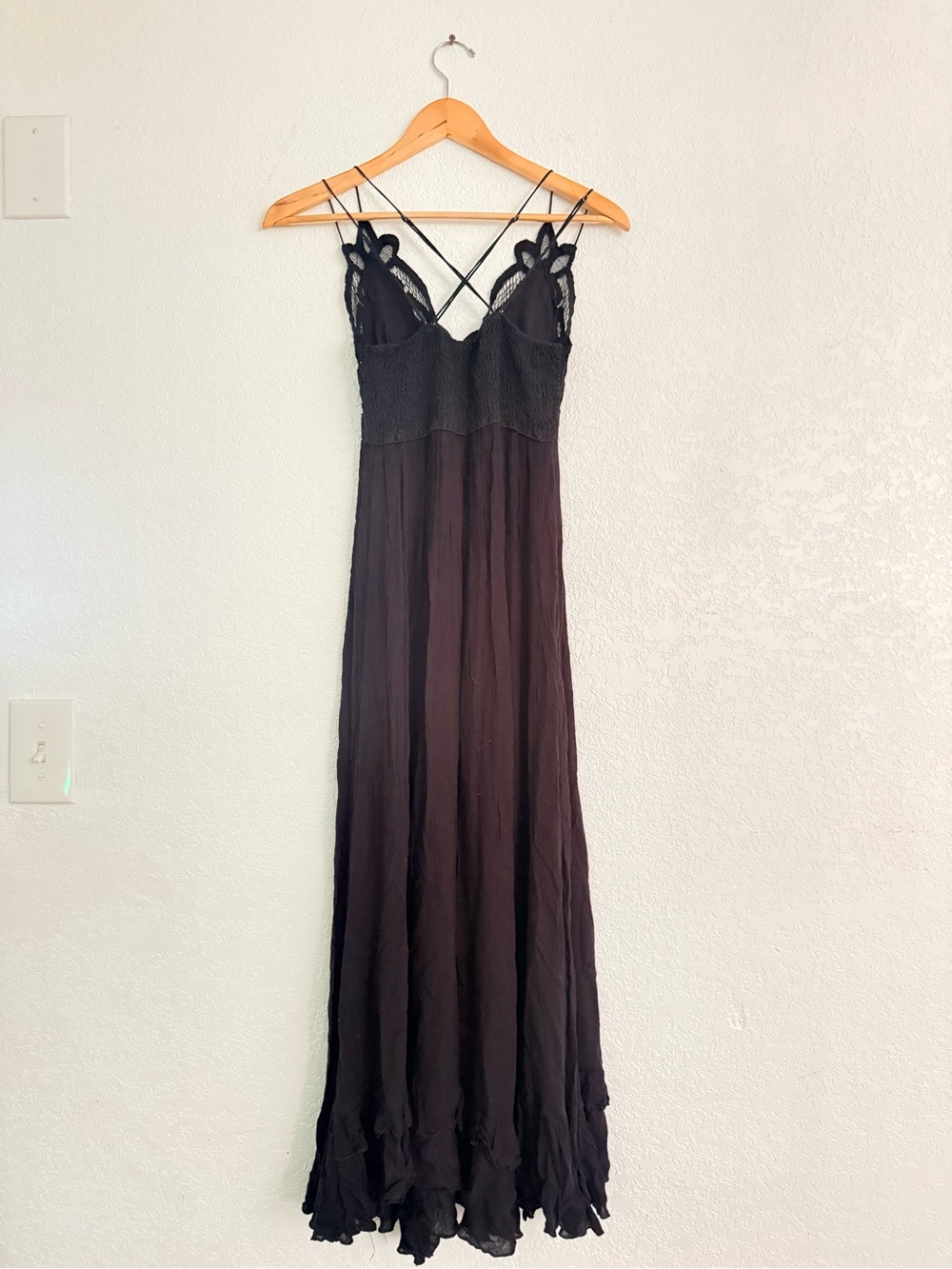 Free People Black Lace Bodice Maxi Dress - Picture 2 of 2